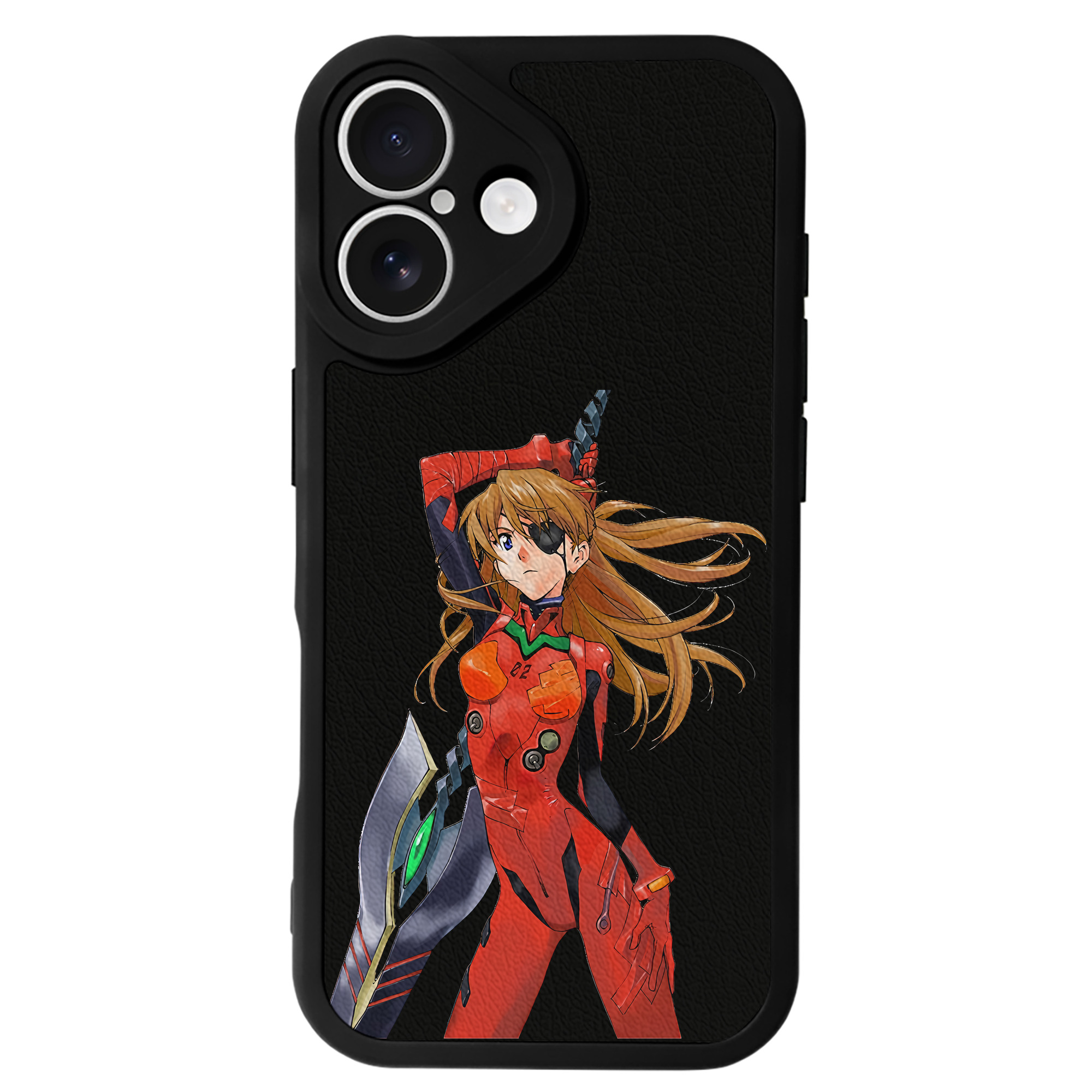 （画像用） EVA 新世紀エヴァンゲリオン 【iPhone 16シリーズ対応】シリコンスマホケース（レザー調） 材質：シリコン